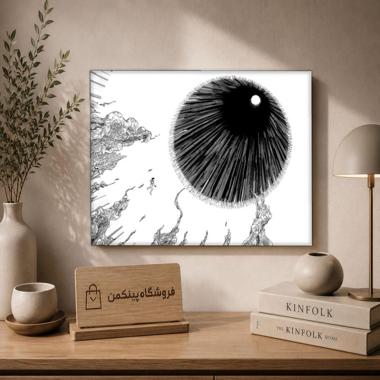 تابلو شاسی پینکمن طرح تکرنگ Factor - Monochrome Factor کد Jm 22