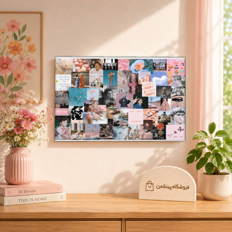 تابلو شاسی پینکمن طرح تیلور سویفت کلاژ - Taylor Swift Collage Desktop کد Jm 2