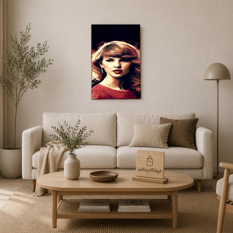 تابلو شاسی پینکمن طرح تیلور سویفت هنر - Taylor Swift Art کد Jm 7