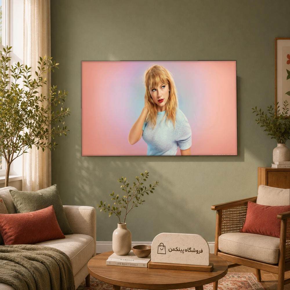 تابلو شاسی پینکمن طرح تیلور سویفت نسخه سوم - Taylor Swift HD 4k کد Jm 9