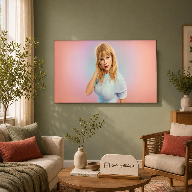 تابلو شاسی پینکمن طرح تیلور سویفت نسخه سوم - Taylor Swift HD 4k کد Jm 9