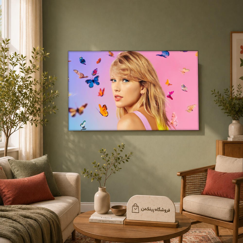 تابلو شاسی پینکمن طرح تیلور سویفت نسخه سوم - Taylor Swift HD 4k کد Jm 8