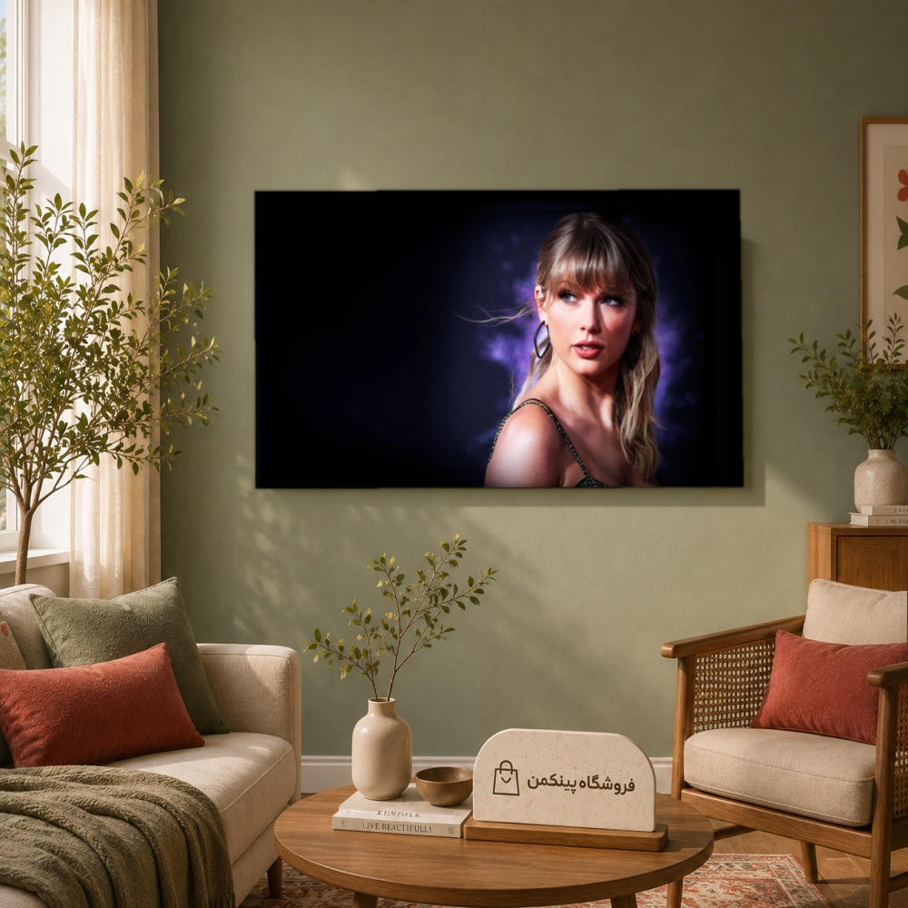 تابلو شاسی پینکمن طرح تیلور سویفت نسخه سوم - Taylor Swift HD 4k کد Jm 16