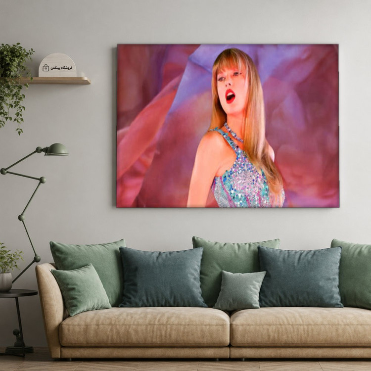 تابلو شاسی پینکمن طرح تیلور سویفت نسخه دوم - Taylor Swift Desktop HD کد Jm 28