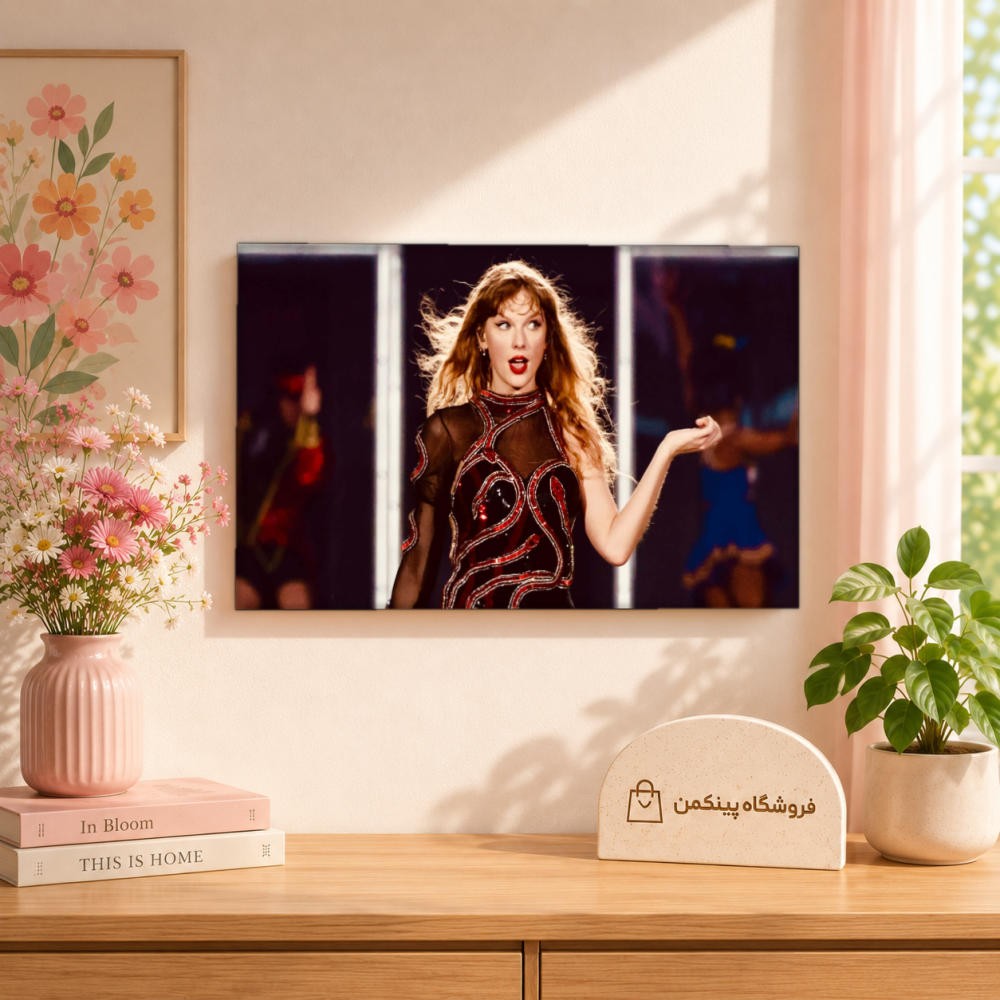 تابلو شاسی پینکمن طرح تیلور سویفت نسخه دوم - Taylor Swift Desktop HD کد Jm 27
