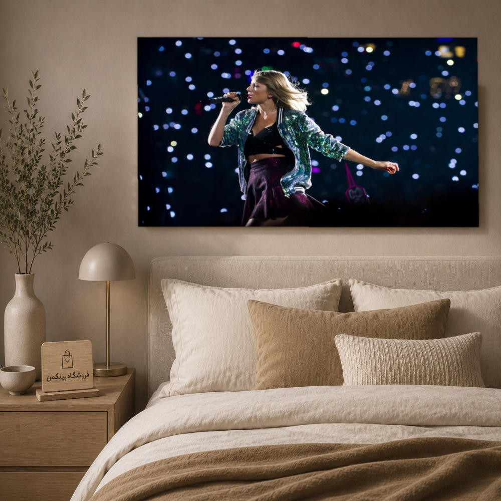 تابلو شاسی پینکمن طرح تیلور سویفت نسخه دوم - Taylor Swift Desktop HD کد Jm 23