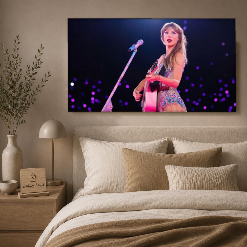 تابلو شاسی پینکمن طرح تیلور سویفت نسخه دوم - Taylor Swift Desktop HD کد Jm 22