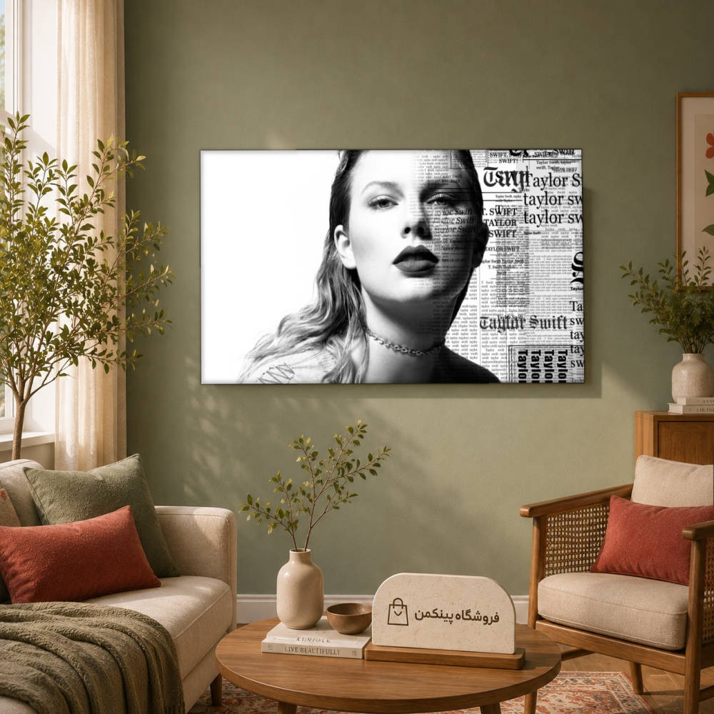تابلو شاسی پینکمن طرح تیلور سویفت نسخه دوم - Taylor Swift Desktop HD کد Jm 17