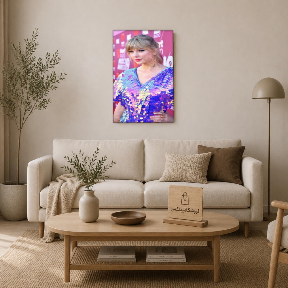 تابلو شاسی پینکمن طرح تیلور سویفت بامزه - Taylor Swift Cute کد Jm 33