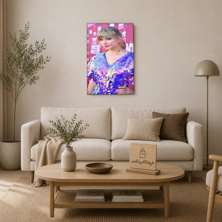 تابلو شاسی پینکمن طرح تیلور سویفت بامزه - Taylor Swift Cute کد Jm 33