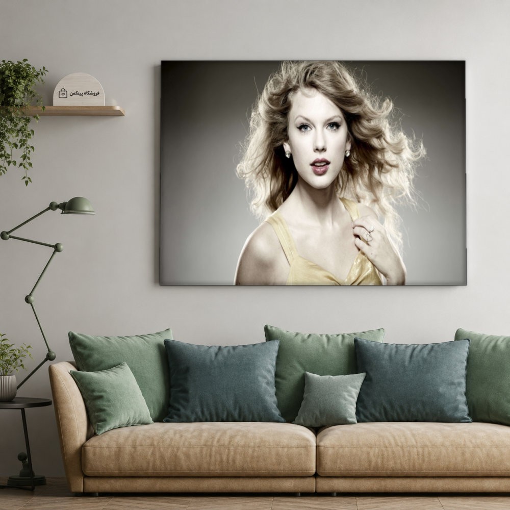 تابلو شاسی پینکمن طرح تیلور سویفت بامزه - Taylor Swift Cute کد Jm 32