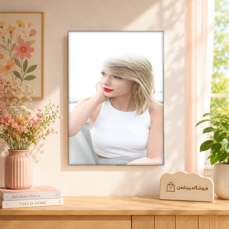 تابلو شاسی پینکمن طرح تیلور سویفت بامزه - Taylor Swift Cute کد Jm 26