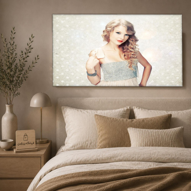تابلو شاسی پینکمن طرح تیلور سویفت بامزه - Taylor Swift Cute کد Jm 22