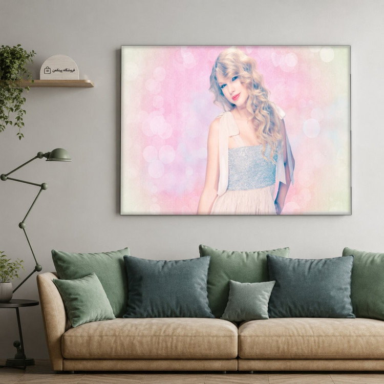 تابلو شاسی پینکمن طرح تیلور سویفت بامزه - Taylor Swift Cute کد Jm 23