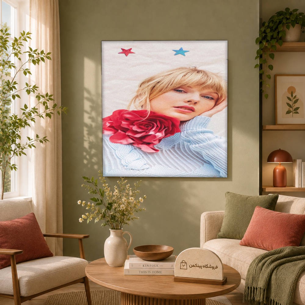 تابلو شاسی پینکمن طرح تیلور سویفت بامزه - Taylor Swift Cute کد Jm 16