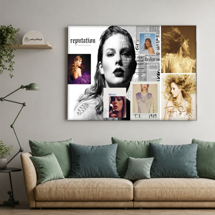 تابلو شاسی پینکمن طرح تیلور سویفت آلبوم - Taylor Swift Album Desktop کد Jm 46