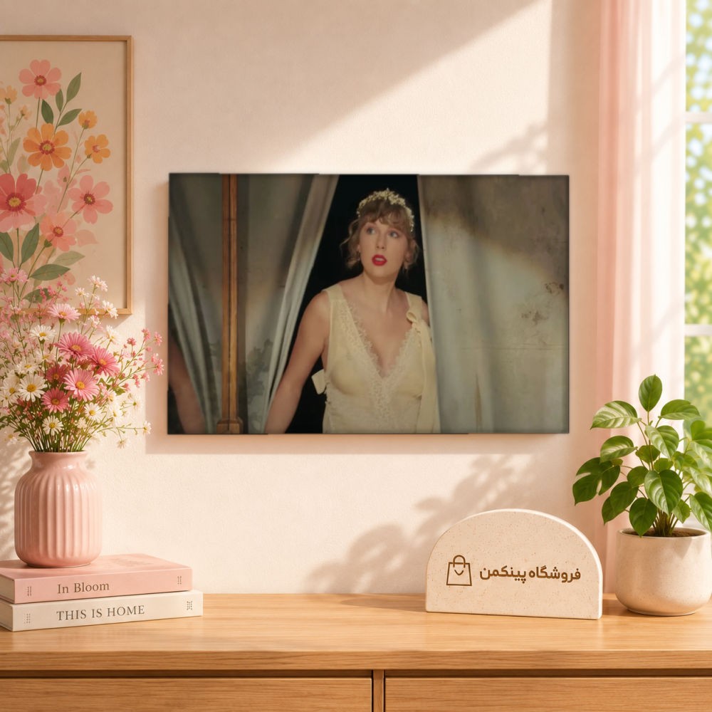 تابلو شاسی پینکمن طرح تیلور سویفت Willow لوگو - Taylor Swift Willow Logo کد Jm 17
