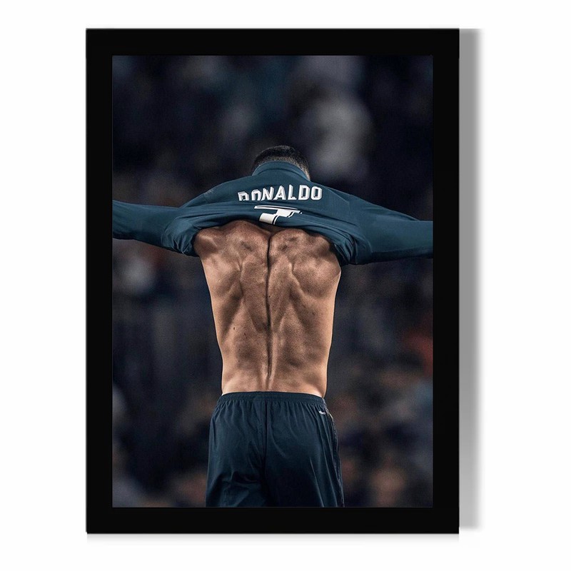 تابلو مدل دیواری طرح رونالدو Ronaldo کد FD437