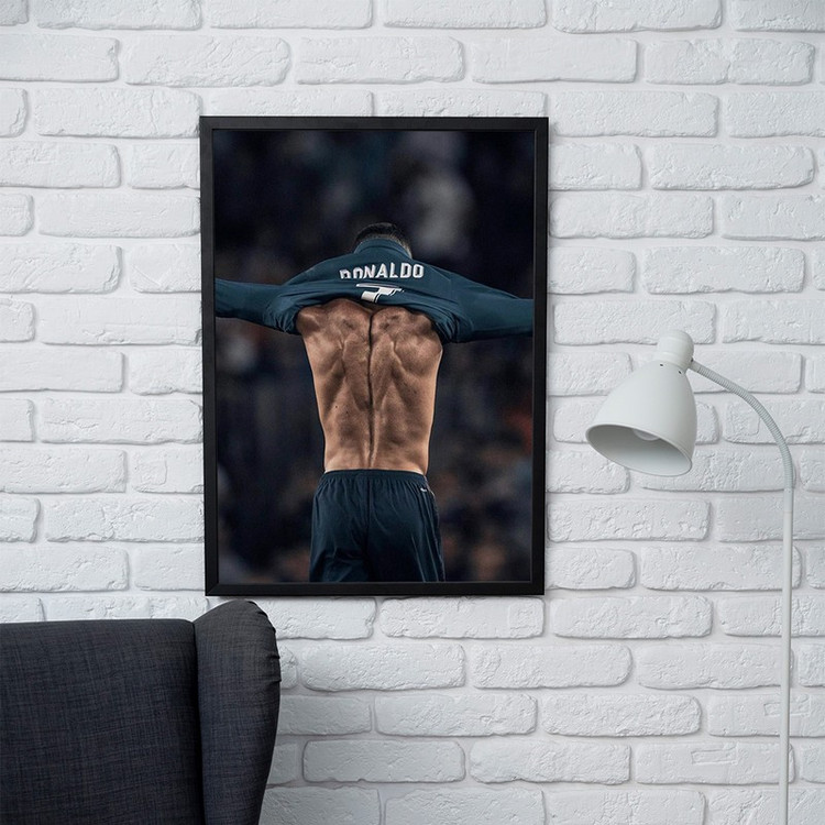 تابلو مدل دیواری طرح رونالدو Ronaldo کد FD437