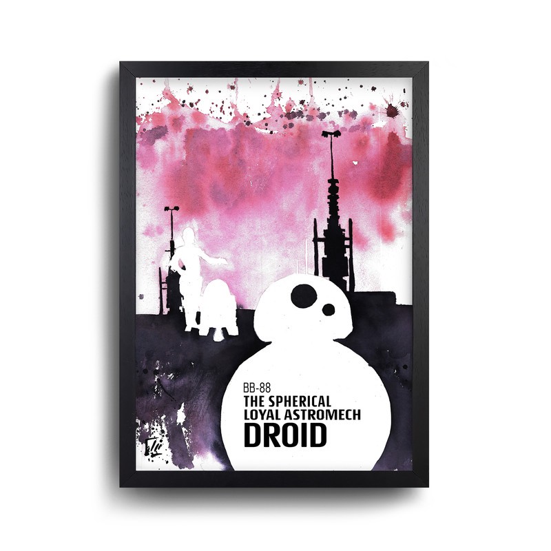 تابلو هپی والز مدل فیلم Star wars کد3