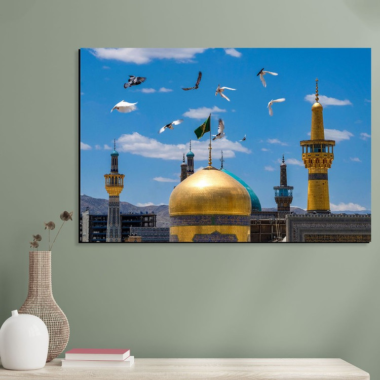 تابلو شاسی مدل گنبد حرم امام رضا (ع) 01