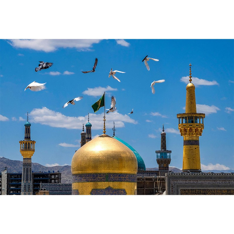 تابلو شاسی مدل گنبد حرم امام رضا (ع) 01