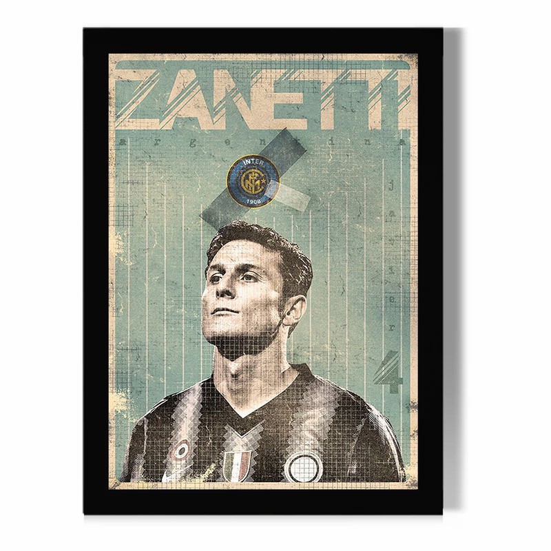 تابلو مدل دیواری طرح خاویر زانتی Javier Zanetti کد FD428