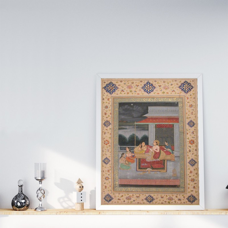 تابلو طرح نگاره ای از سرور مدل G00868 فریم سفید
