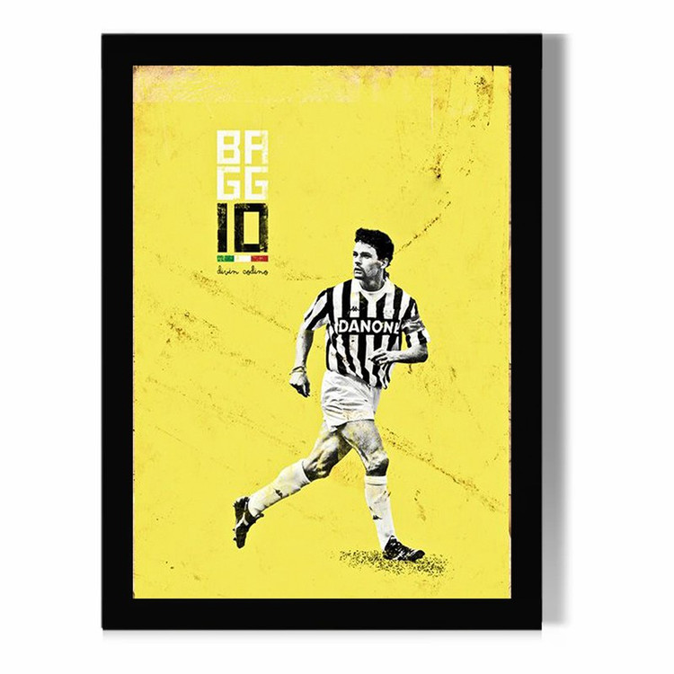 تابلو مدل دیواری طرح روبرتو باجو Roberto Baggio کد FD426