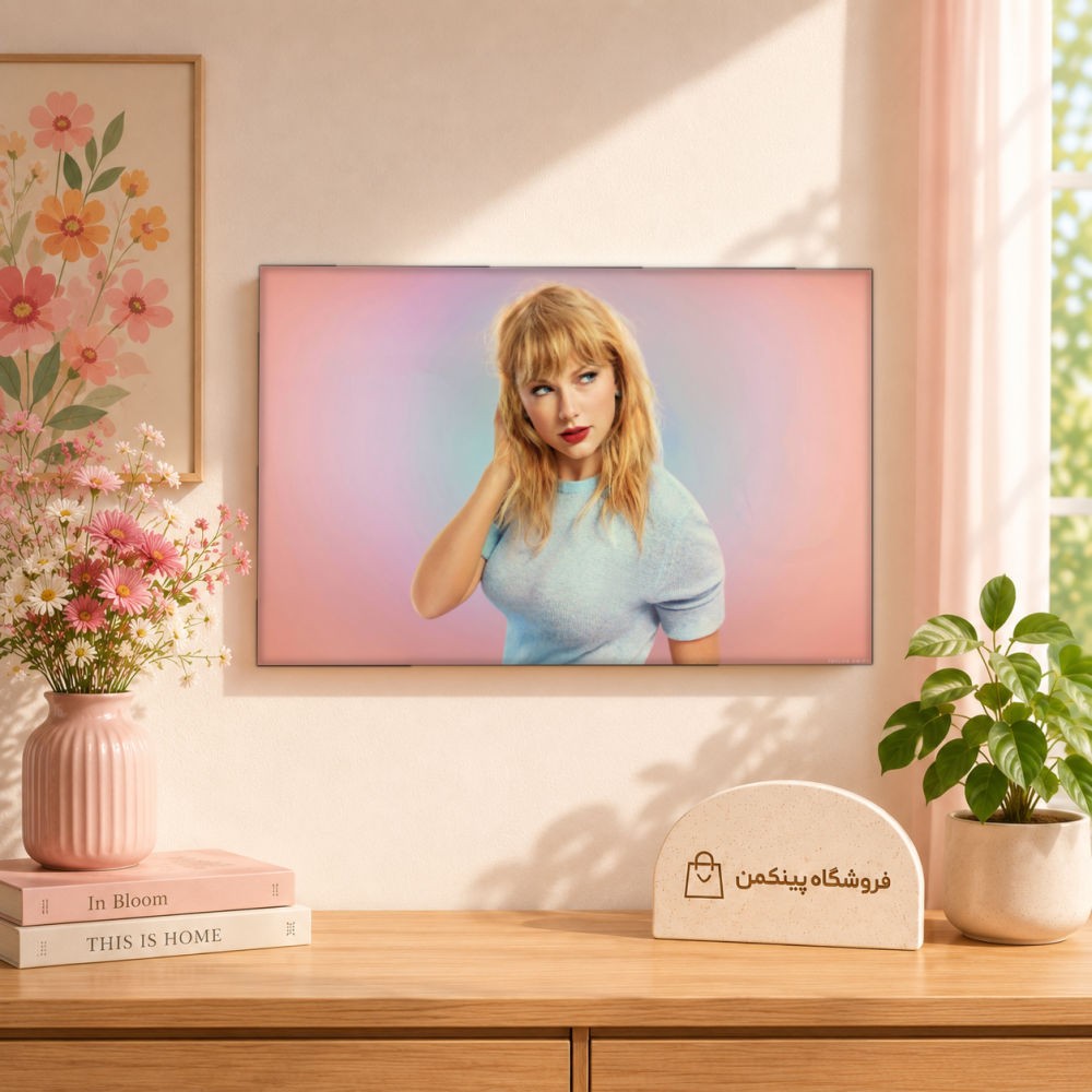 تابلو شاسی پینکمن طرح تیلور سویفت Pretty - Taylor Swift Pretty کد Jm 37