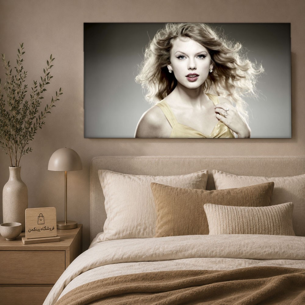 تابلو شاسی پینکمن طرح تیلور سویفت Pretty - Taylor Swift Pretty کد Jm 38