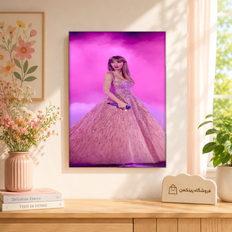 تابلو شاسی پینکمن طرح تیلور سویفت Pretty - Taylor Swift Pretty کد Jm 36
