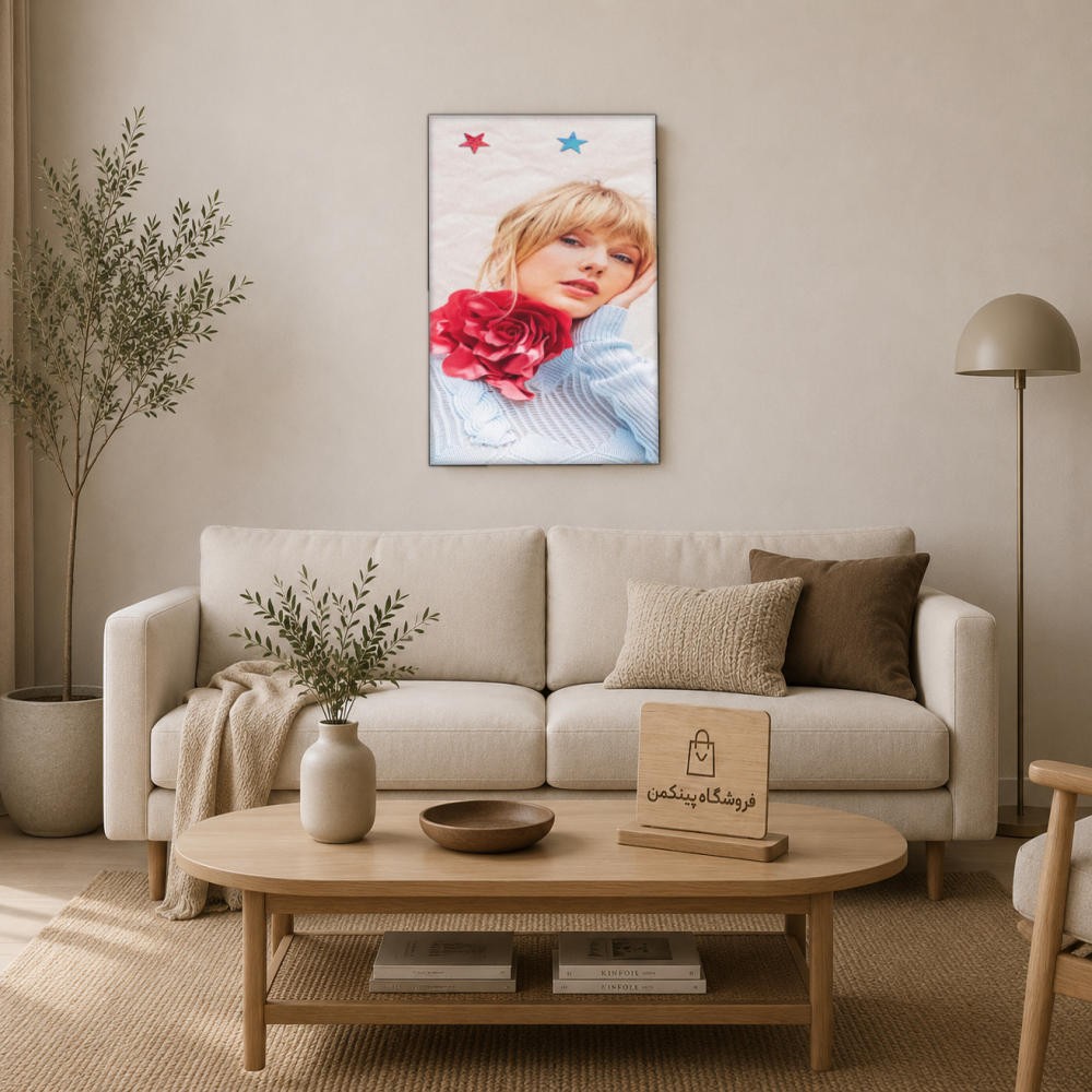 تابلو شاسی پینکمن طرح تیلور سویفت Pretty - Taylor Swift Pretty کد Jm 35