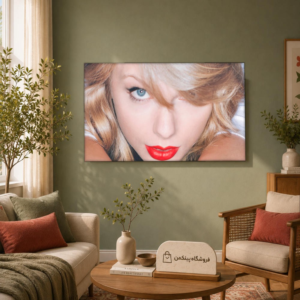 تابلو شاسی پینکمن طرح تیلور سویفت Mac - Taylor Swift Mac کد Jm 56