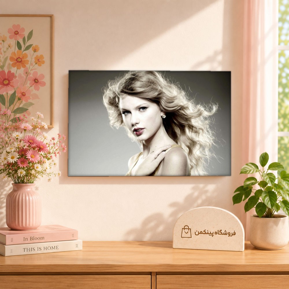 تابلو شاسی پینکمن طرح تیلور سویفت Mac - Taylor Swift Mac کد Jm 57