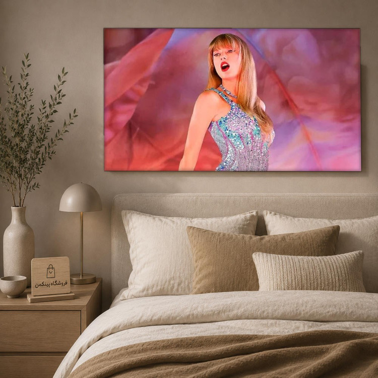 تابلو شاسی پینکمن طرح تیلور سویفت Mac - Taylor Swift Mac کد Jm 50