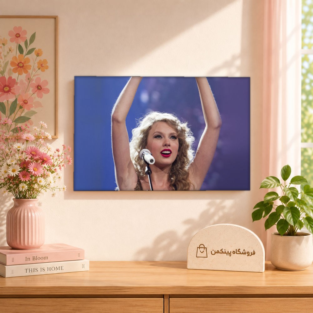 تابلو شاسی پینکمن طرح تیلور سویفت Mac - Taylor Swift Mac کد Jm 47