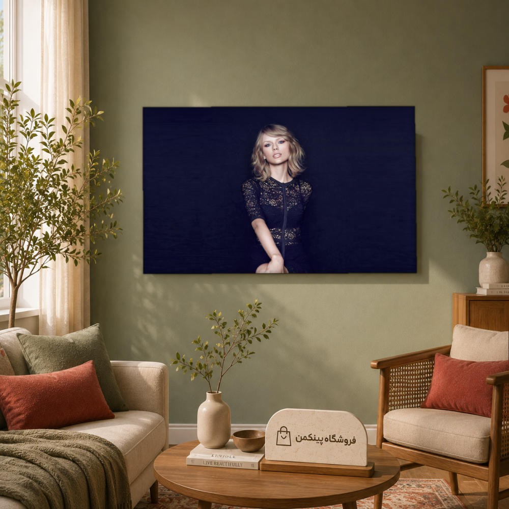 تابلو شاسی پینکمن طرح تیلور سویفت Mac - Taylor Swift Mac کد Jm 40