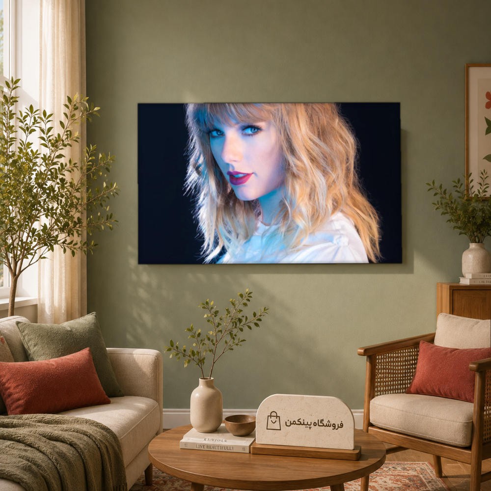تابلو شاسی پینکمن طرح تیلور سویفت Mac - Taylor Swift Mac کد Jm 38