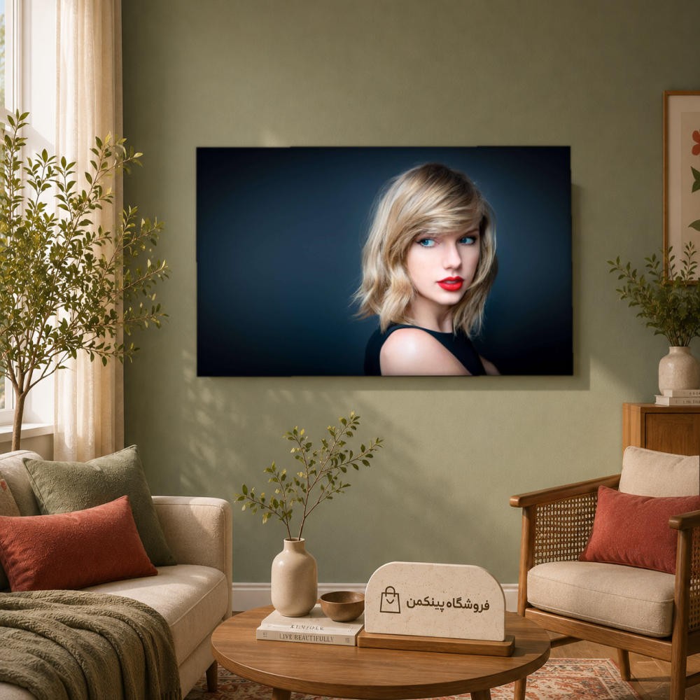 تابلو شاسی پینکمن طرح تیلور سویفت Mac - Taylor Swift Mac کد Jm 20