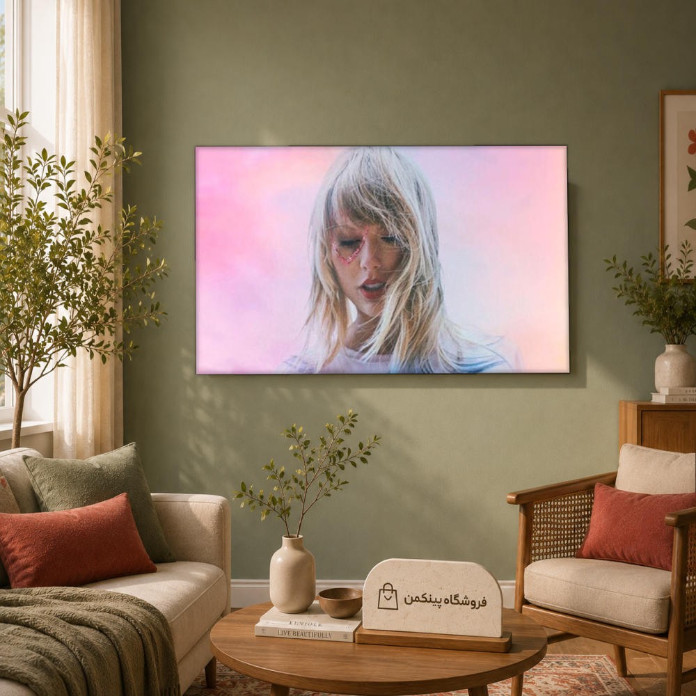 تابلو شاسی پینکمن طرح تیلور سویفت Lover آلبوم - Taylor Swift Lover Album کد Jm 24