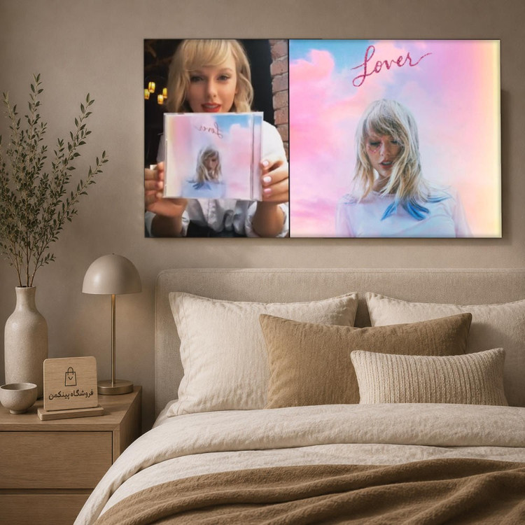 تابلو شاسی پینکمن طرح تیلور سویفت Lover آلبوم - Taylor Swift Lover Album کد Jm 17