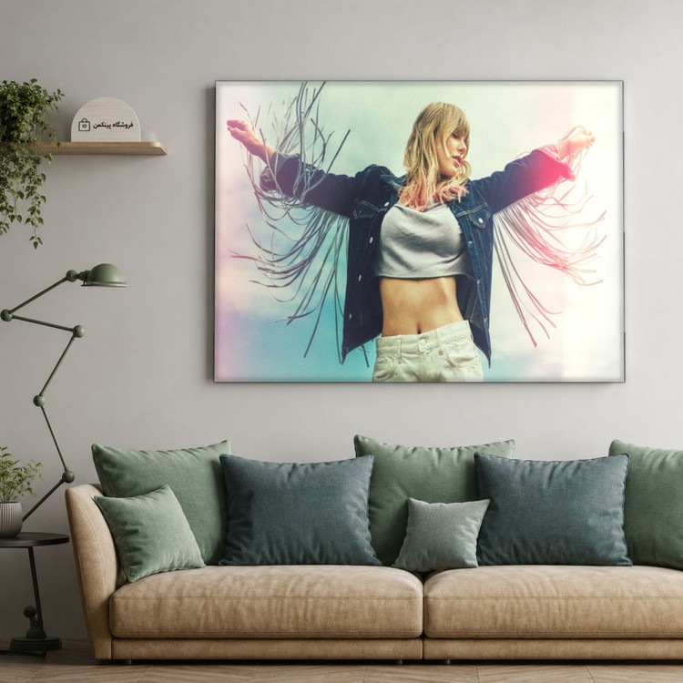 تابلو شاسی پینکمن طرح تیلور سویفت Lover آلبوم - Taylor Swift Lover Album کد Jm 13
