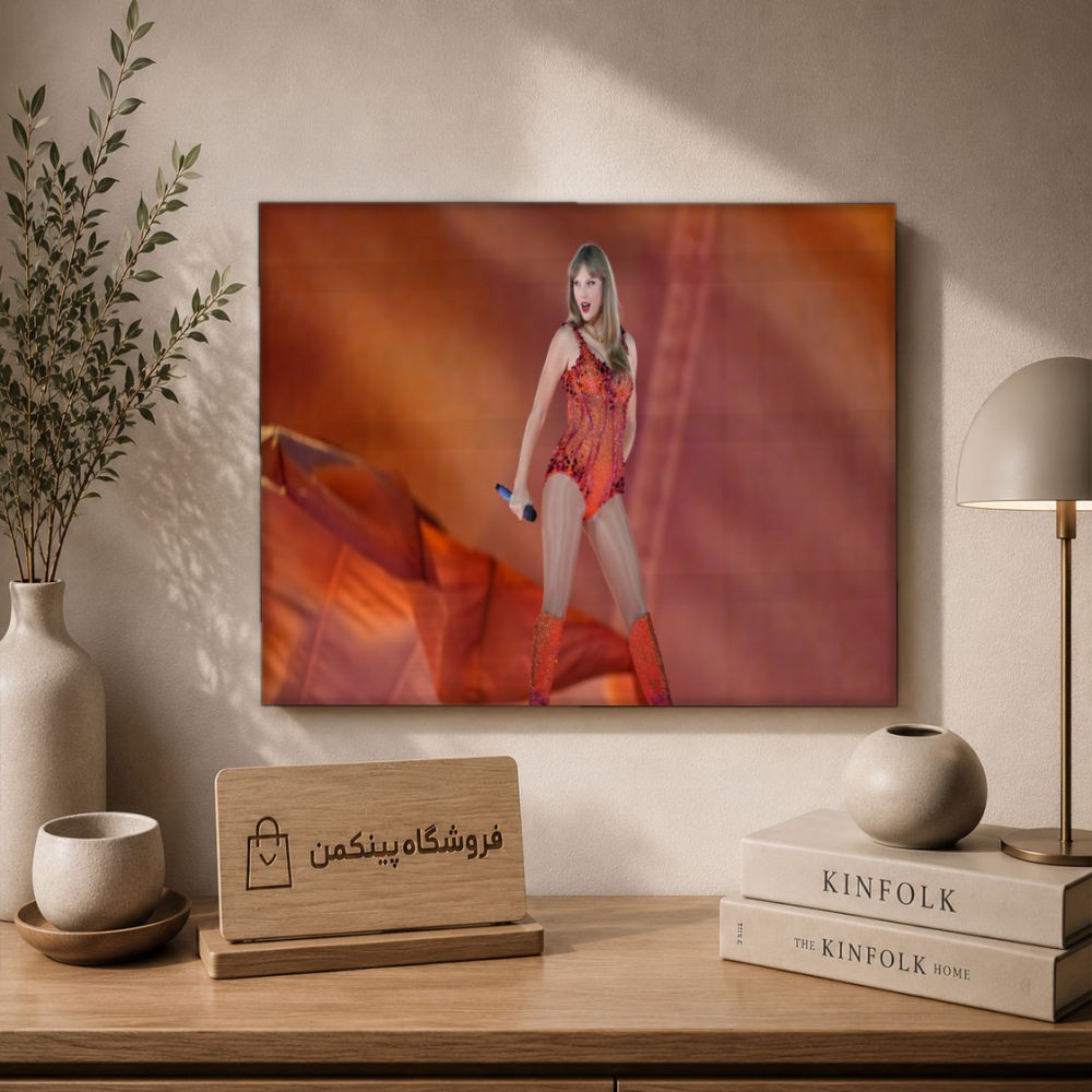 تابلو شاسی پینکمن طرح تیلور سویفت Life Showgirl - Taylor Swift The Life Of A Showgirl کد Jm 22