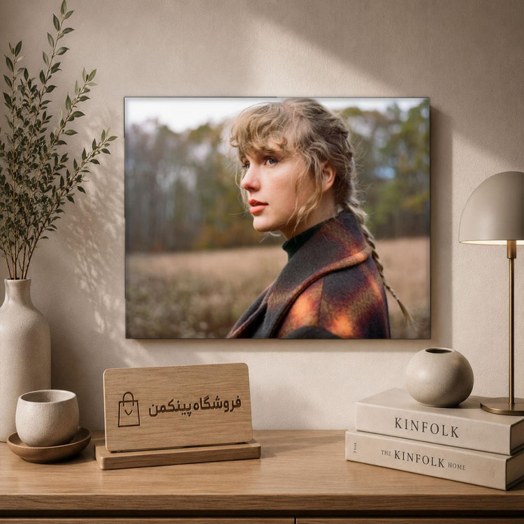 تابلو شاسی پینکمن طرح تیلور سویفت Folklore - Taylor Swift Folklore 4k کد Jm 8