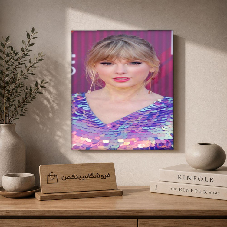 تابلو شاسی پینکمن طرح تیلور سویفت Face - Taylor Swift Face کد Jm 5