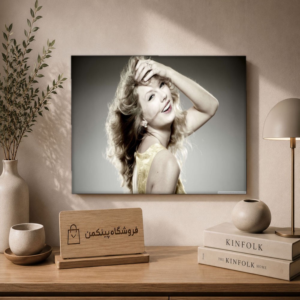تابلو شاسی پینکمن طرح تیلور سویفت Face - Taylor Swift Face کد Jm 36