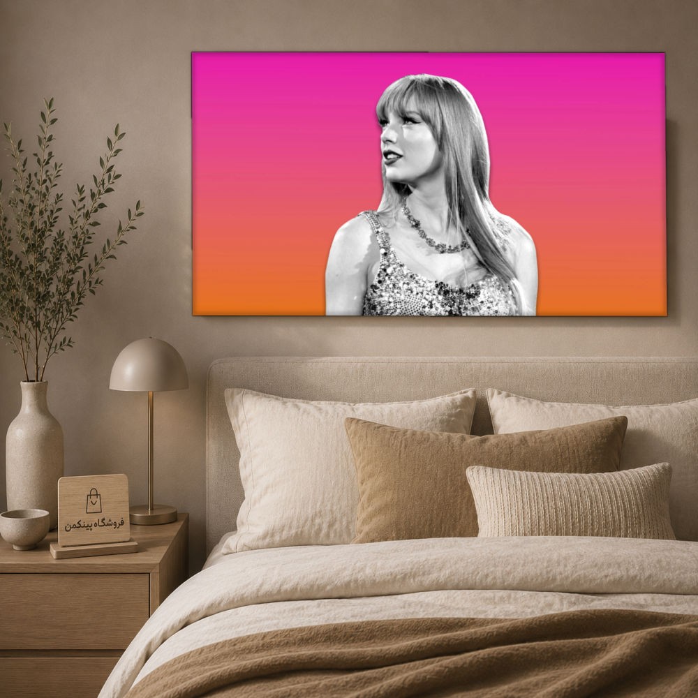 تابلو شاسی پینکمن طرح تیلور سویفت Face - Taylor Swift Face کد Jm 31