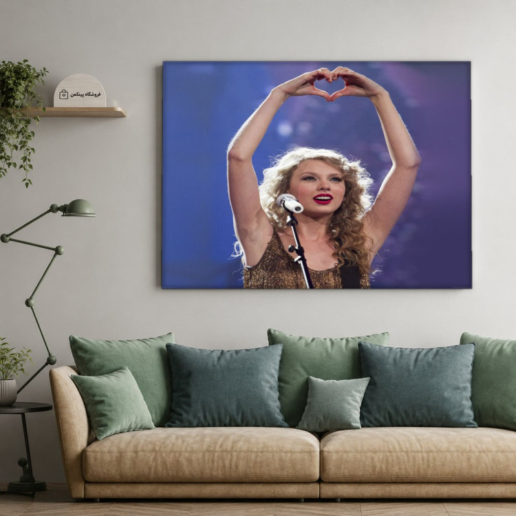 تابلو شاسی پینکمن طرح تیلور سویفت Face - Taylor Swift Face کد Jm 28