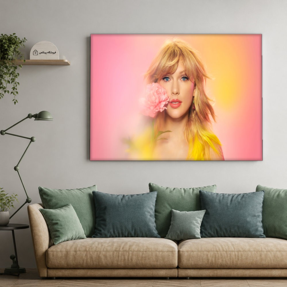 تابلو شاسی پینکمن طرح تیلور سویفت Face - Taylor Swift Face کد Jm 26